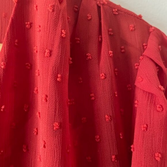 DR2 2- pc Burnt Orange Blouse/Camisole Cap Sleeves Size XL - Picture 6 of 9